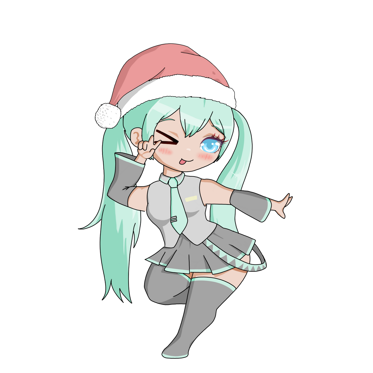 Chibi Xmas Miku